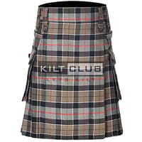 Leslie Weathered Tartan Utility Kilt