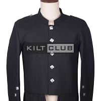 Black Serge Wook Kenmore Doublet Jacket