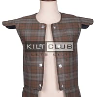 Black Watch Weathered Tartan Chieftain Waistcoat