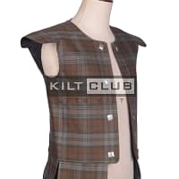 Black Watch Weathered Tartan Chieftain Waistcoat