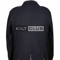 Black Wool Balmoral Doublet Jacket