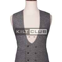 Gibraltar Grey Double Breasted Waistcoat