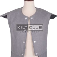 Gray Wool Scottish Chieftain Vest