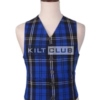 Ramsay Blue Tartan Argyll Waistcoat