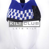 Royal Blue Wool - Royal Blue White Diced Cap