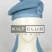 Sky Blue Wool Balmoral Hat
