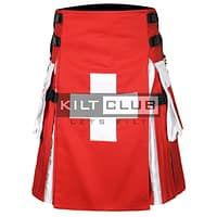Swiss Flag Utility Kilt