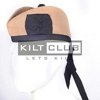 Tan Wool Glengarry Hat