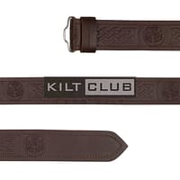 Thistle Embossed Belt