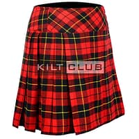 Wallace Tartan Women Knee Length Skirt