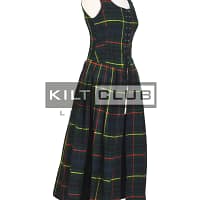 1800s Hunting Stewart Tartan Women’s Dress