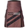 Brown Cotton Brown Watch Hybrid Kilt