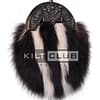 Brass Thistle Skunk Fur Sporran