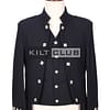 Black Serge Wool Sheriffmuir Waistcoat