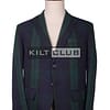Black Watch Tartan Blazer Jacket