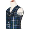 Douglas Blue Tartan Waistcoat