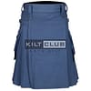 Lovat Blue Wool Utility Kilt