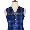 Ramsay Blue Tartan Argyll Waistcoat