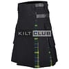 US Atmy Tartan 8 Yard Hybrid kilt