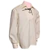 Claymore Highlander Mens Ivory Jacobite Ghillie kilt Shirt