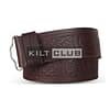 Rampant Lion Embossed Belt