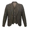 Brown Checked Argyll Jacket