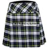 Dress Gordon Tartan Women Knee Length Skirt