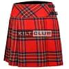 Royal Stewart Tartan Women Knee Length Skirt