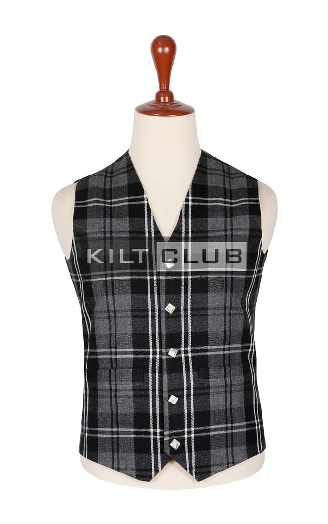 Granite Tartan Argyll Waistcoat