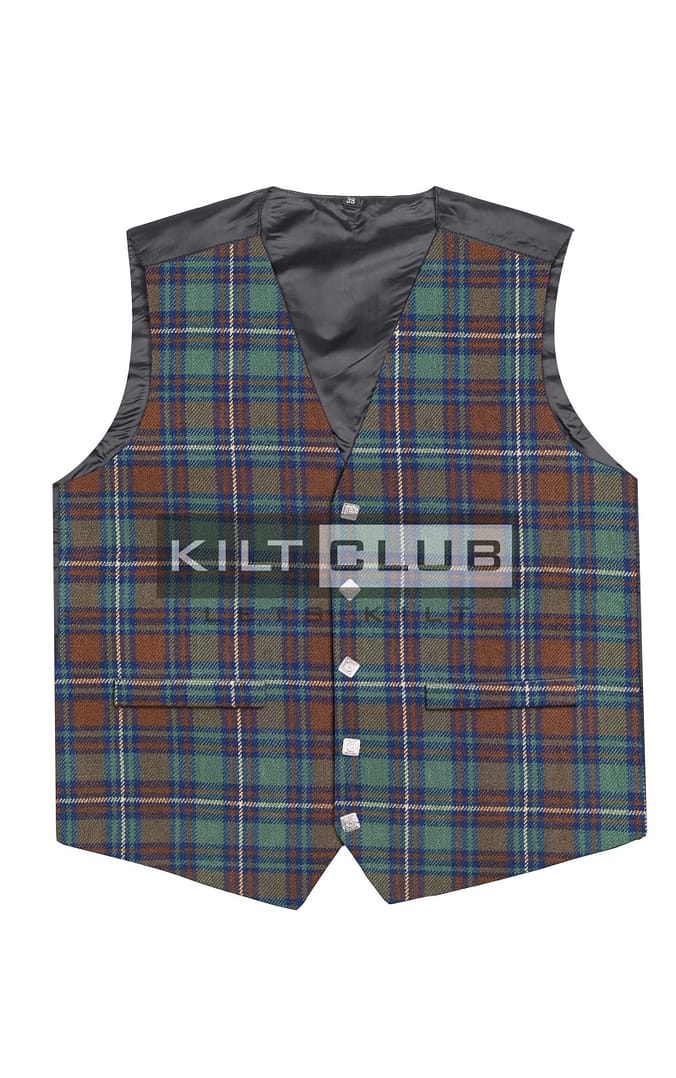 Kerry Tartan Argyll Waistcoat