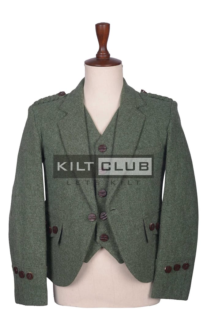Lovat Green Wool Argyll Jacket