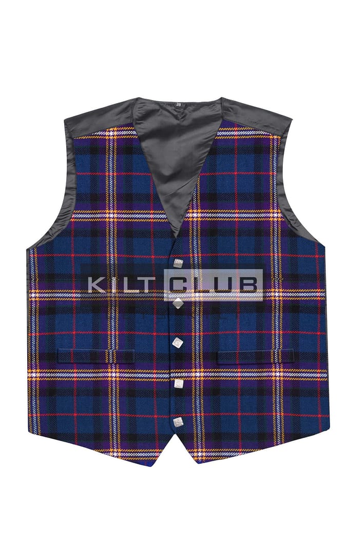 Masonic Tartan Argyll Waistcoat