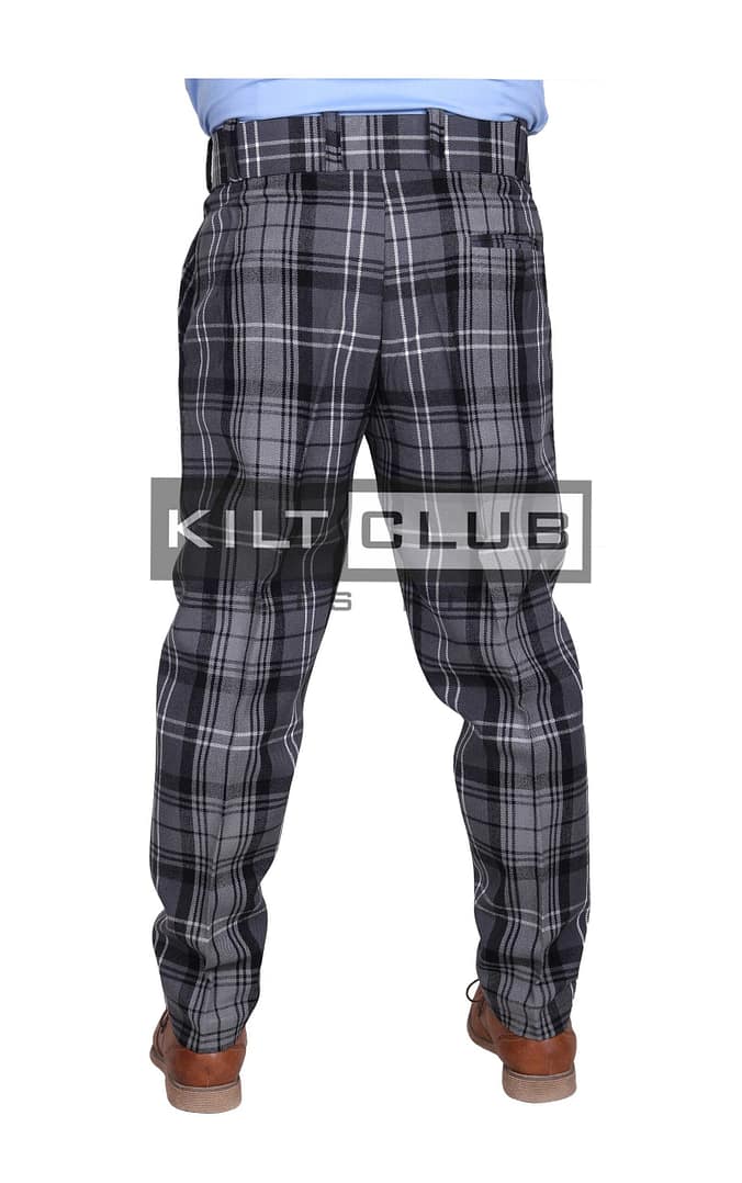 Hamilton Gray Tartan Trousers
