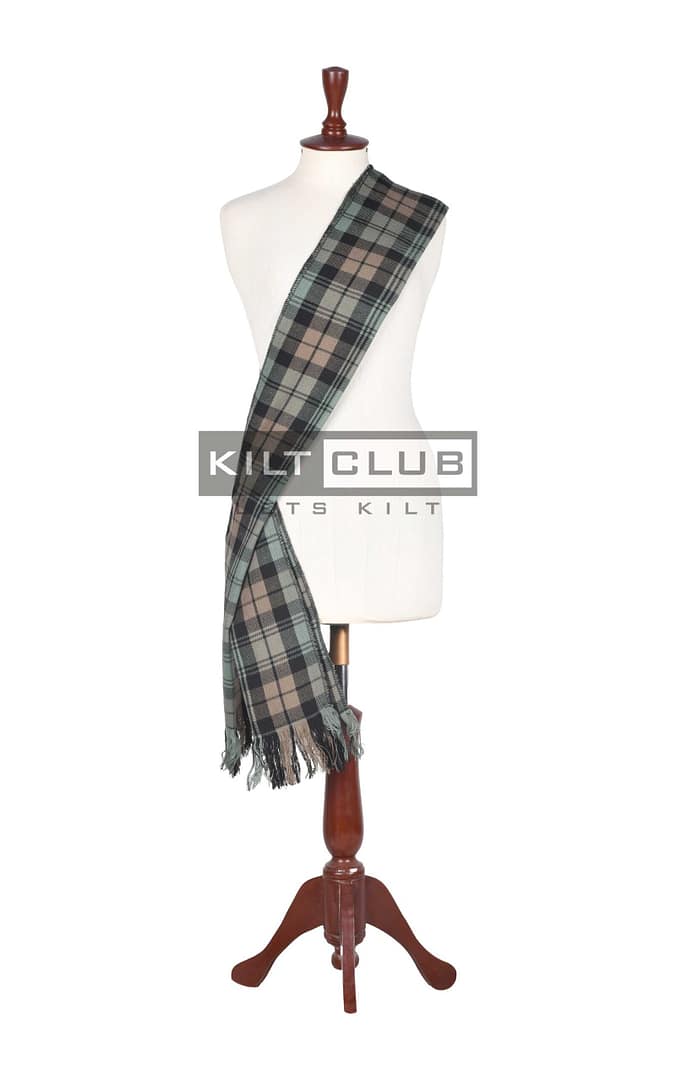 Women Tartan Black Watch Weathered Sashes