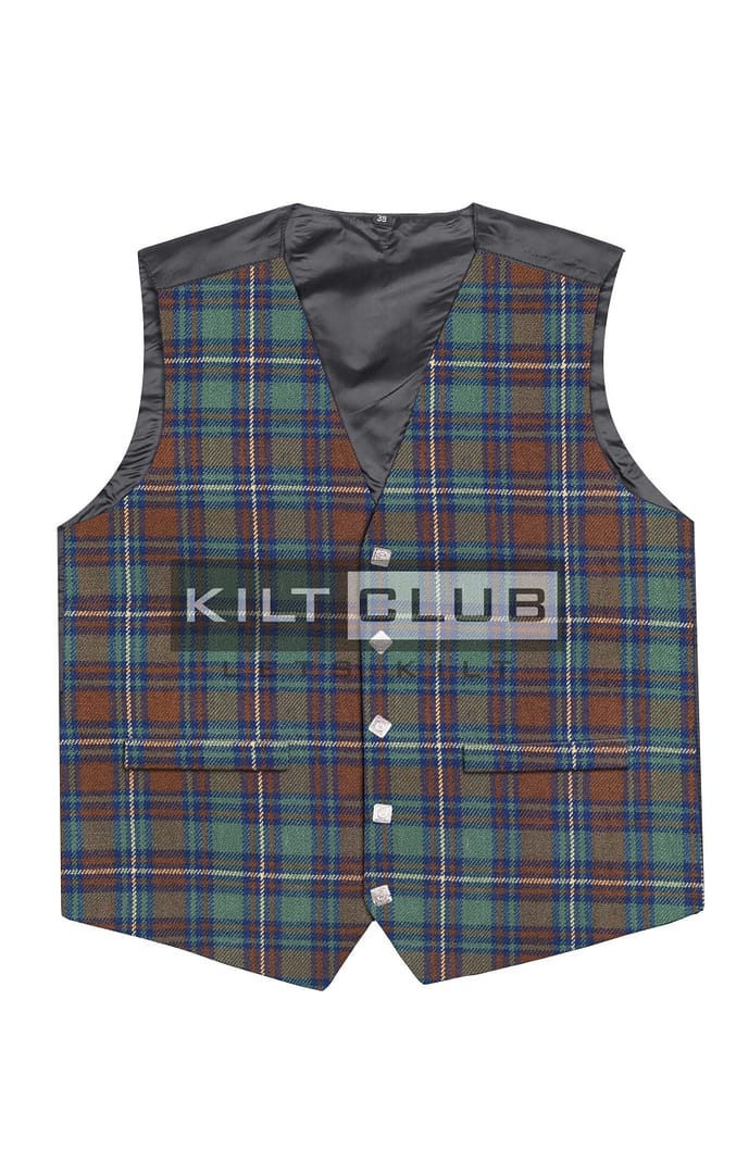 Kerry Tartan Argyll Waistcoat