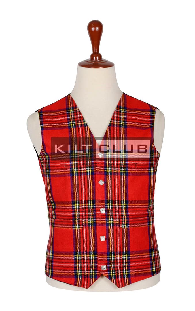 Royal Stewart Tartan Waistcoat
