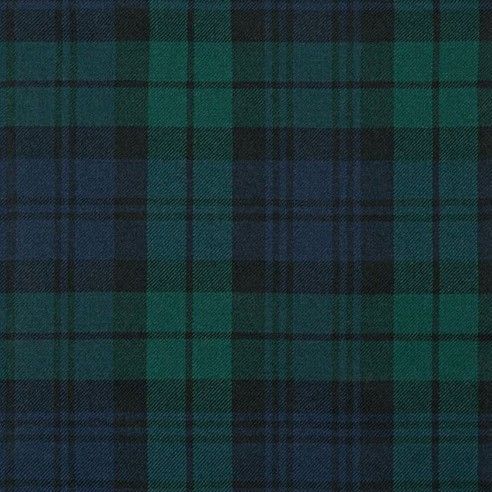 Black Watch Modern Tartan Fabric