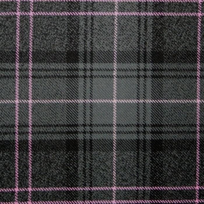 Highland Granite Pink Tartan Fabric