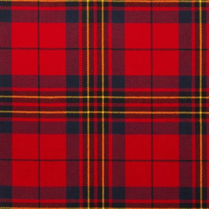 Leslie Red Modern Tartan Fabric
