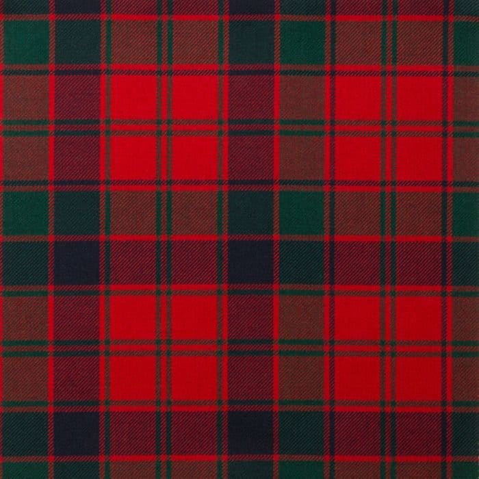 Robertson Red Modern Tartan Fabric