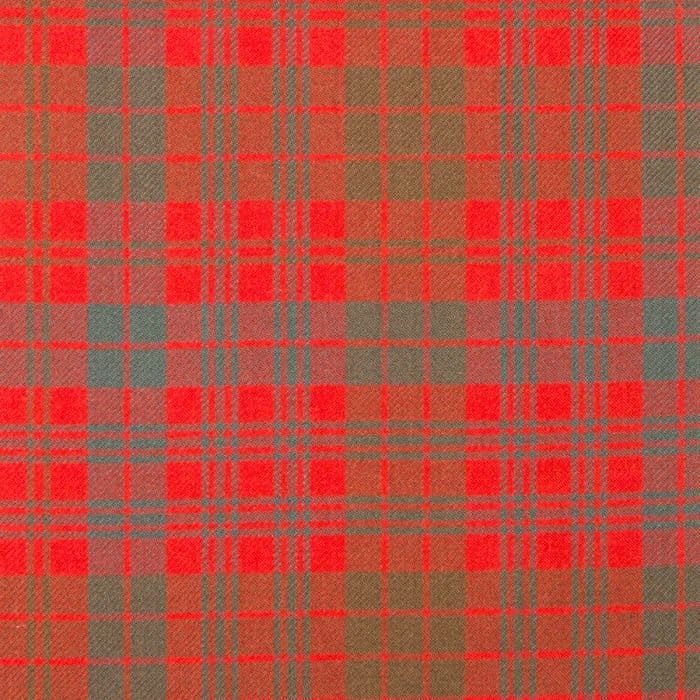Ross Red Weathered Tartan Fabric