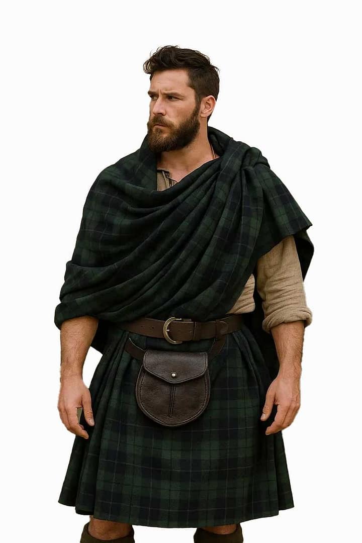 Scottish Great Kilt With Multiple Tartan Available