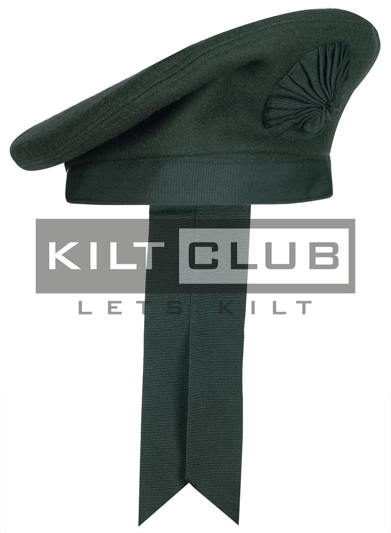 Green Wool Irish Caubeen Hat