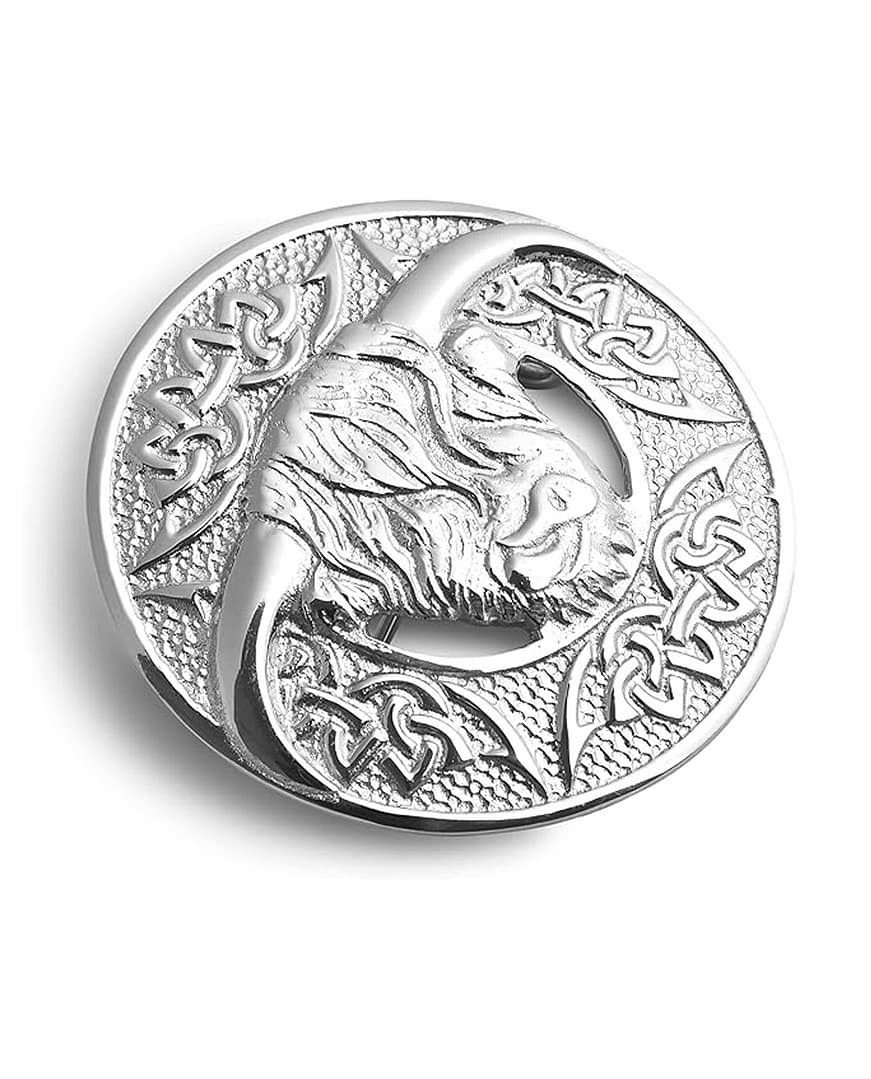 Scottish Antique Pin Cow Charome