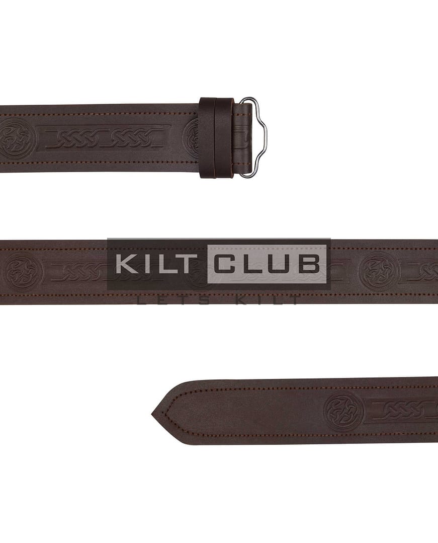 Celtic Knots and Circle Embossed Belt