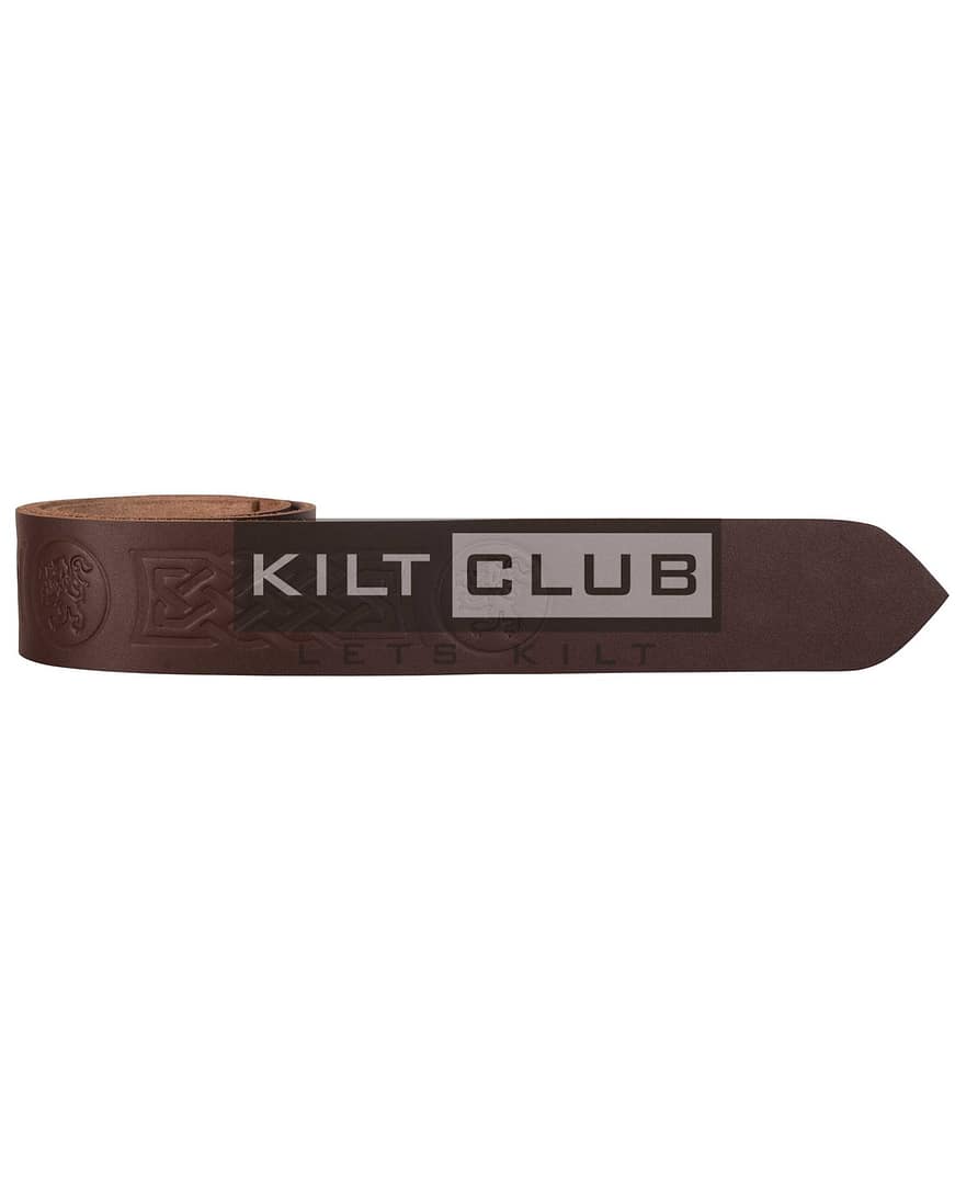 Rampant Lion Embossed Belt