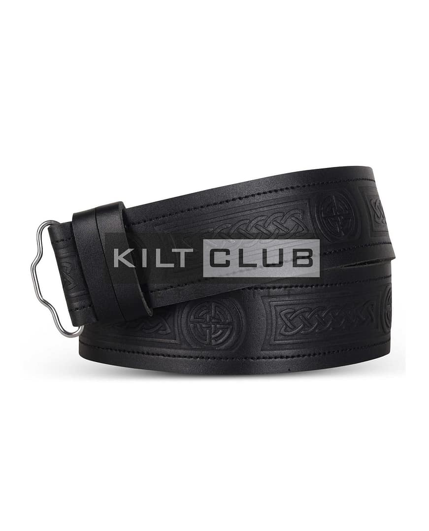 Celtic Knots and Circle Embossed Belt