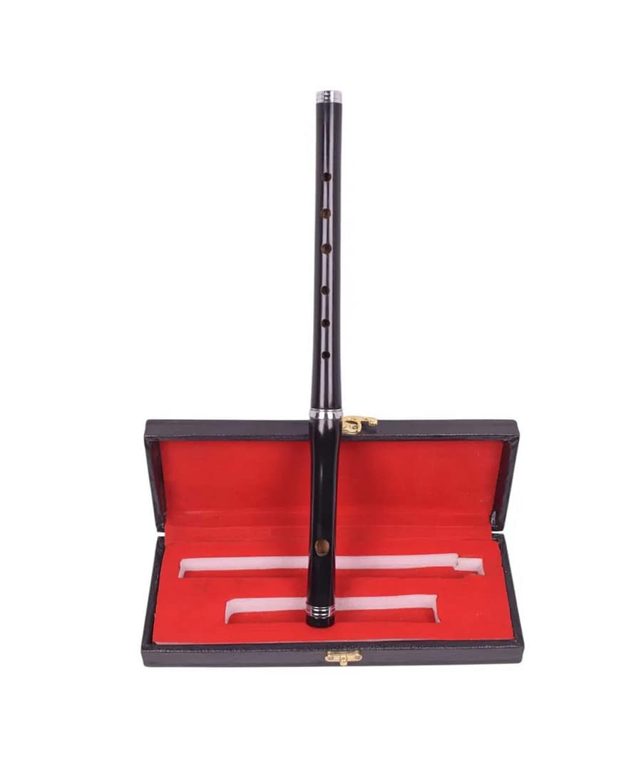 Black Finish Two Parts Irish Professional Flute