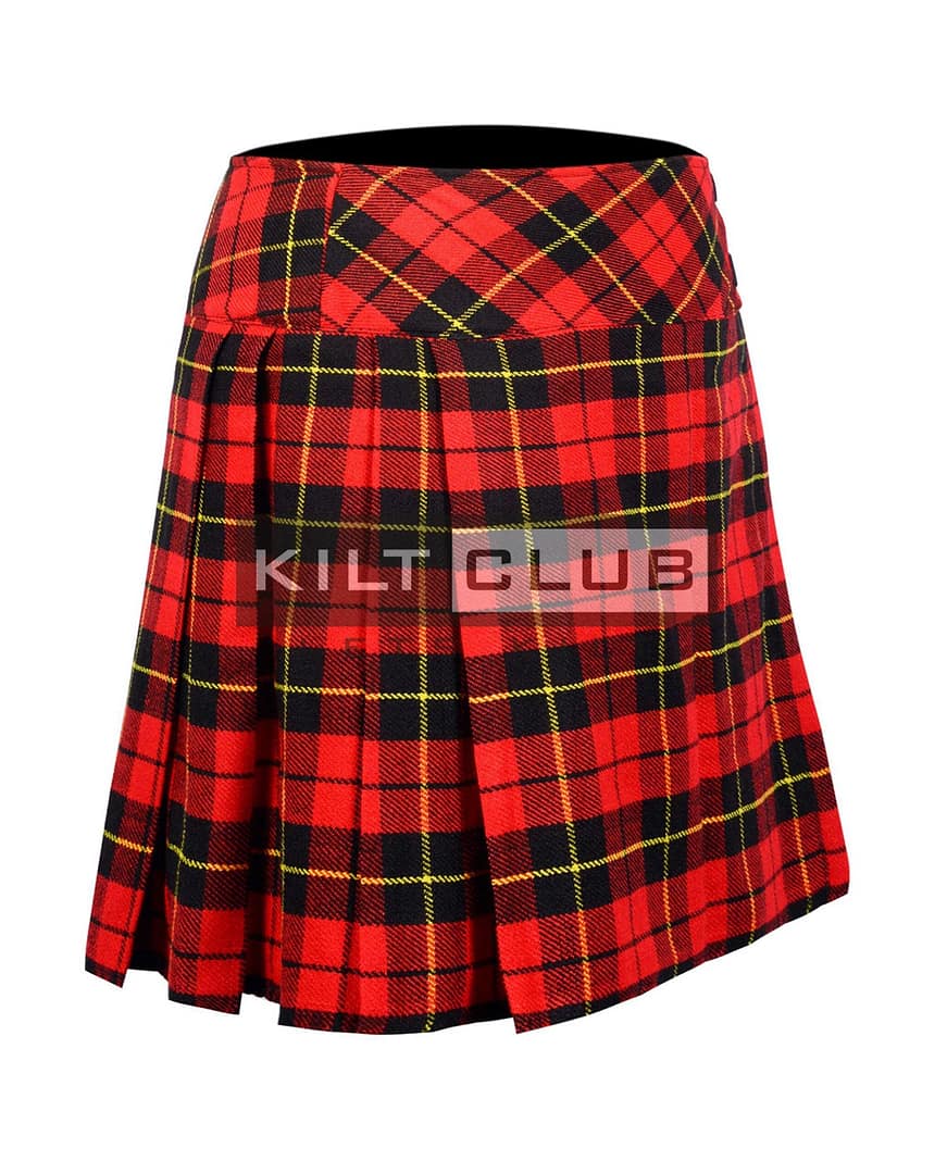 Wallace Tartan Women Knee Length Skirt