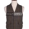 Country Brown Tweed Utility Vest